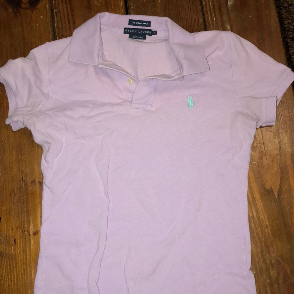 Women’s Skinny Polo Ralph Lauren Shirt.